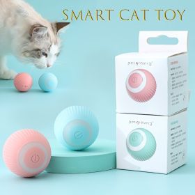 Smart Pet Toys For Dog & Cat; Automatic Rolling Ball Electric Cat Toys; Interactive Cat Ball Toys;  dog toys (Color: Blue (1.69in))