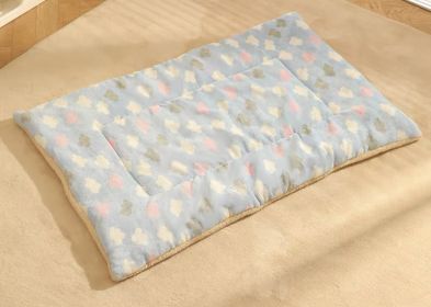 Pet Blanket Dog Cat Bed Winter Warm Mat Four Seasons Universal Blanket (style: clouds)