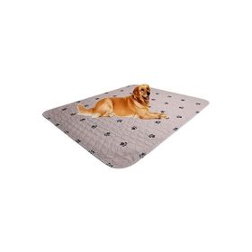 Pet Dog Paw Print Non-slip Cushion (Option: Photo Color-L)